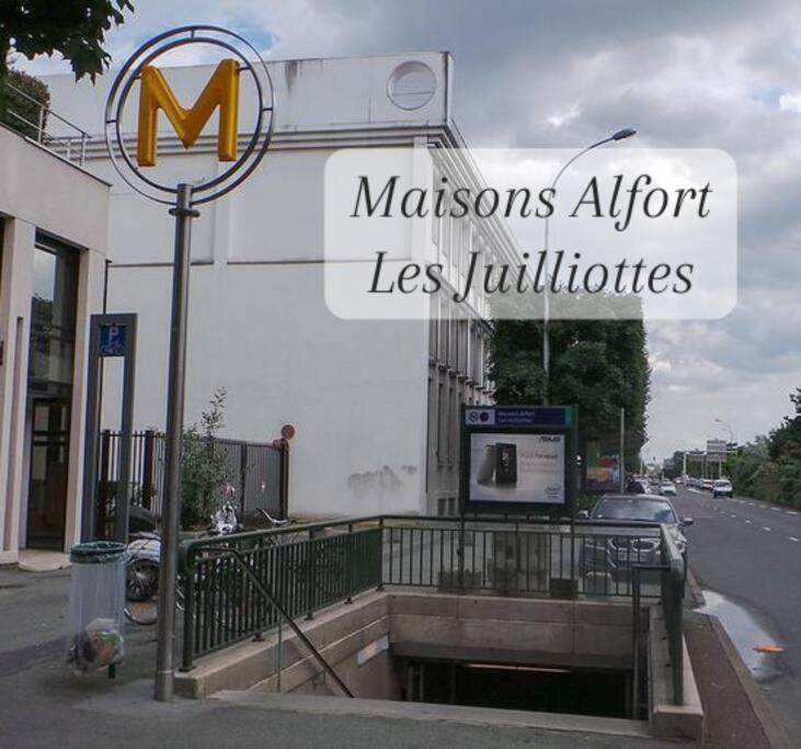Escale-Marne Fr - 102 - Free Parking - Free Luggage Storage - All Equipped - Linen Included - Washing Machine - 10Mn Walk Metro 8 - Rer A - Panoramic View - From 1 To 4 Guests Maisons-Alfort Eksteriør bilde